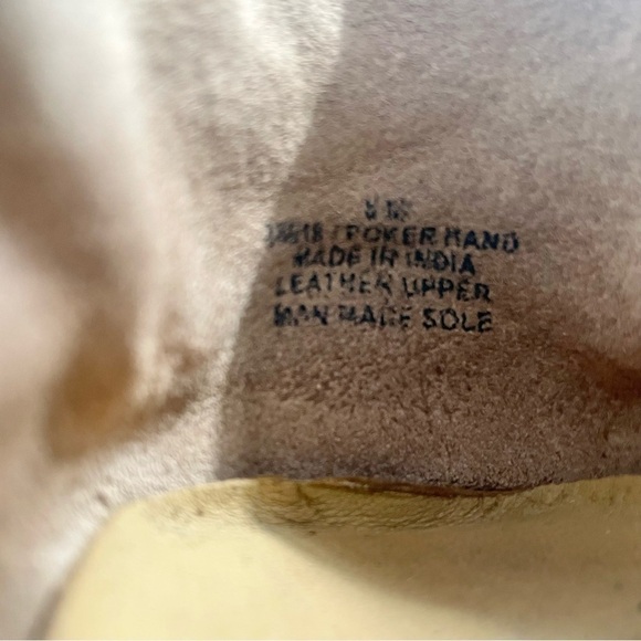 Diba True Poker Hand Perforated Silver Metallic Leather Lace-Up Sneakers 8 - Picture 10 of 11